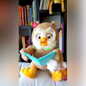 COPY - New Cuddle Barn Bible Reading Time Mother Owl Animated Plush Story